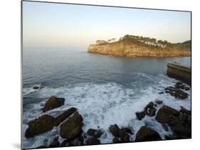 Sea Wall and Harbour Entrance, Lekeitio, Basque Country, Costa Vasca, Euskadi, Spain, Europe-Groenendijk Peter-Mounted Photographic Print