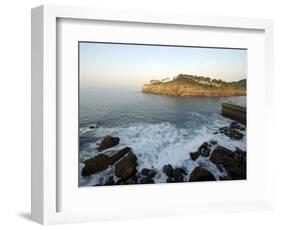 Sea Wall and Harbour Entrance, Lekeitio, Basque Country, Costa Vasca, Euskadi, Spain, Europe-Groenendijk Peter-Framed Photographic Print