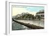 Sea Wall, Galveston-null-Framed Premium Giclee Print