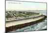 Sea Wall, Galveston-null-Mounted Art Print