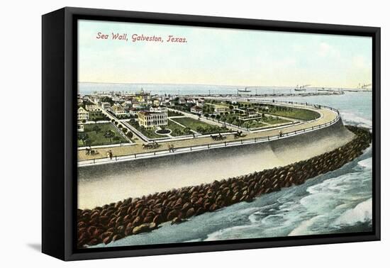 Sea Wall, Galveston-null-Framed Stretched Canvas