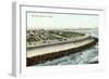 Sea Wall, Galveston-null-Framed Premium Giclee Print