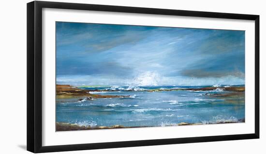 Sea Wall II-Angellini-Framed Giclee Print