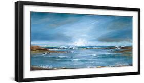 Sea Wall II-Angellini-Framed Giclee Print