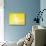 Sea Waves in Yellow with Sunlight-null-Stretched Canvas displayed on a wall