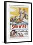 Sea Wife, Joan Collins, (Bottom Left), Richard Burton, (Second from Bottom Left), 1957-null-Framed Art Print