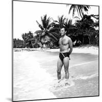 Sea Wife, Richard Burton, on Location, 1957-null-Mounted Premium Photographic Print