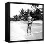 Sea Wife, Richard Burton, on Location, 1957-null-Framed Stretched Canvas