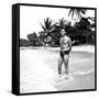 Sea Wife, Richard Burton, on Location, 1957-null-Framed Stretched Canvas