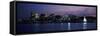Sea with Buildings in the Background, Montreal, Quebec, Canada-null-Framed Stretched Canvas