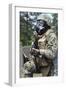 Seabee Participates in a Field Exercise at Camp Shelby, Mississippi-null-Framed Photographic Print