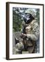 Seabee Participates in a Field Exercise at Camp Shelby, Mississippi-null-Framed Photographic Print