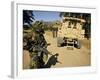 Seabees Conduct a Wash Down of a Suspicious Vehicle-Stocktrek Images-Framed Photographic Print