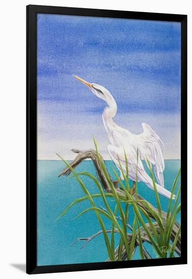 Seabirds at Noon I-null-Framed Art Print