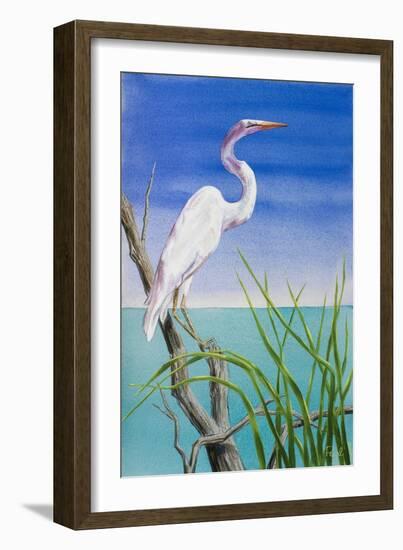 Seabirds at Noon II-null-Framed Art Print