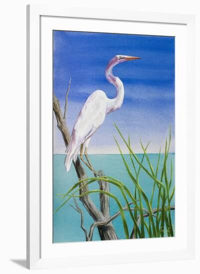 Seabirds at Noon II-null-Framed Art Print