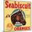 Seabiscuit Brand - Lindsay, California - Citrus Crate Label-Lantern Press-Mounted Art Print