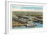 Seaboard Docks, Savannah, Georgia-null-Framed Art Print