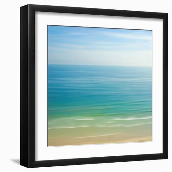 Seacoast 121-David E Rowell-Framed Art Print