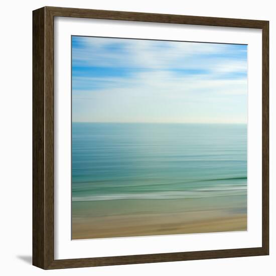 Seacoast 17-David E Rowell-Framed Art Print