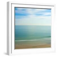 Seacoast 17-David E Rowell-Framed Art Print