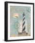 Seacoast Lighthouse I-Paul Brent-Framed Art Print