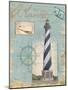 Seacoast Lighthouse I-Paul Brent-Mounted Art Print