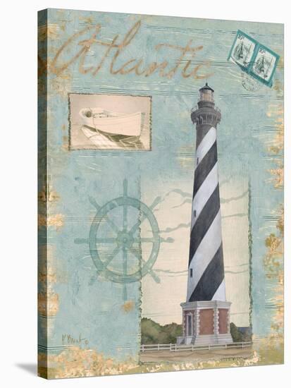 Seacoast Lighthouse I-Paul Brent-Stretched Canvas