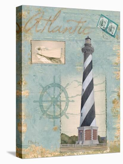 Seacoast Lighthouse I-Paul Brent-Stretched Canvas