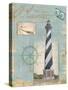 Seacoast Lighthouse I-Paul Brent-Stretched Canvas
