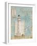 Seacoast Lighthouse II-Paul Brent-Framed Art Print