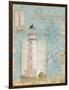 Seacoast Lighthouse II-Paul Brent-Framed Art Print