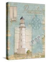 Seacoast Lighthouse II-Paul Brent-Stretched Canvas