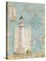 Seacoast Lighthouse II-Paul Brent-Stretched Canvas