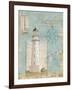 Seacoast Lighthouse II-Paul Brent-Framed Art Print