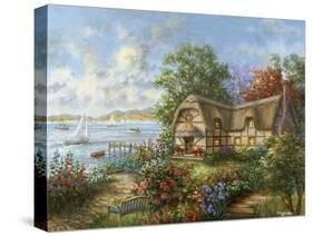 Seacove Cottage-Nicky Boehme-Stretched Canvas