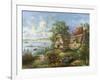 Seacove Cottage-Nicky Boehme-Framed Giclee Print