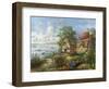 Seacove Cottage-Nicky Boehme-Framed Giclee Print