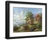 Seacove Cottage-Nicky Boehme-Framed Giclee Print