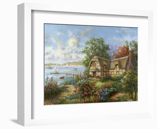 Seacove Cottage-Nicky Boehme-Framed Giclee Print