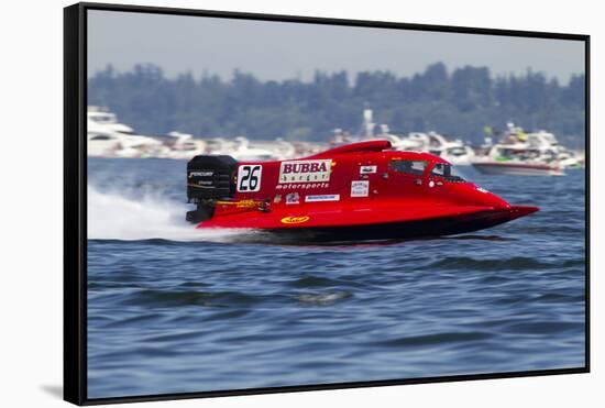 SEAFAIR, Formula One (F1) Outboard Racing Boats, Lake Washington, Seattle, Washington, USA-Jamie & Judy Wild-Framed Stretched Canvas