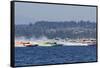 SEAFAIR, Vintage Hydroplane Races, Lake Washington, Seattle, Washington, USA-Jamie & Judy Wild-Framed Stretched Canvas