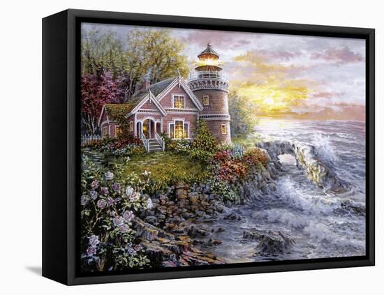 Seafarer's Vigilant Sentry-Nicky Boehme-Framed Stretched Canvas