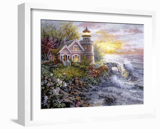 Seafarer's Vigilant Sentry-Nicky Boehme-Framed Giclee Print