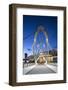 Seafarers Bridge and Convention Centre at dawn, Melbourne, Victoria, Australia-Ian Trower-Framed Photographic Print