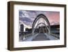 Seafarers Bridge and Convention Centre at dawn, Melbourne, Victoria, Australia-Ian Trower-Framed Photographic Print