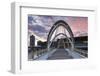 Seafarers Bridge and Convention Centre at dawn, Melbourne, Victoria, Australia-Ian Trower-Framed Photographic Print