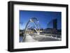 Seafarers Bridge, Convention Centre and Hilton Hotel at dawn, Melbourne, Victoria, Australia-Ian Trower-Framed Photographic Print