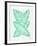 Seafoam Banana Leaves-Cat Coquillette-Framed Giclee Print