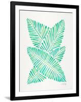 Seafoam Banana Leaves-Cat Coquillette-Framed Giclee Print